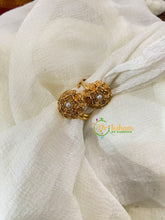 Premium AD Stone Toe Rings -Pearl-G10063